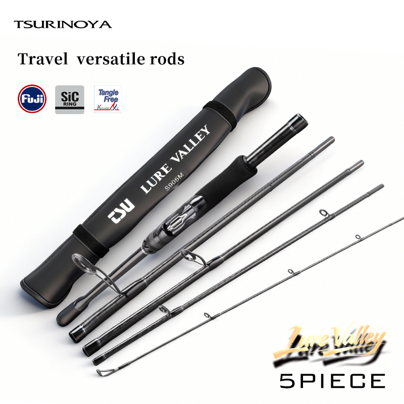 Fishing Rod Spinning - TSURINOYA LURE VALLEY Travel Rod 5