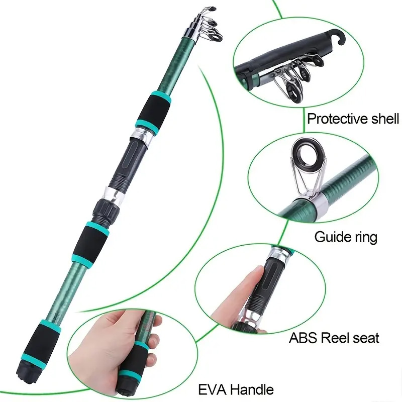 Fishing Pole Set Full Kits Wit - Fishing Rod Surf ulasan dan harga