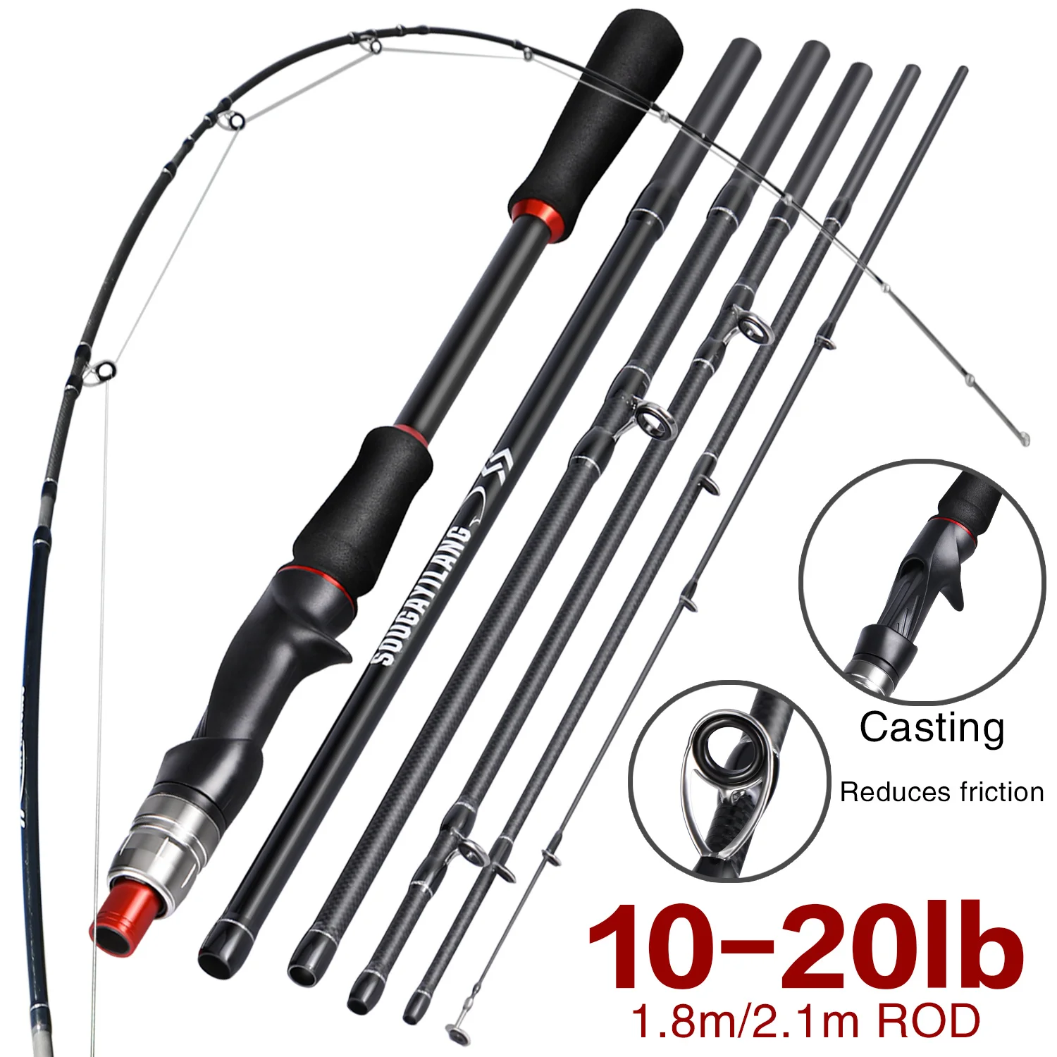 Sougayilang Lure Fishing Rod 1 - Fishing Rod Surf ulasan dan harga