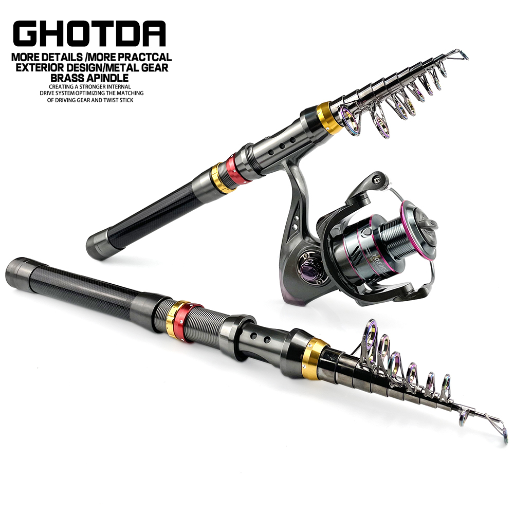 1.8-3.6m Carbon Fiber Spinning - Fishing Rod Surf ulasan dan harga
