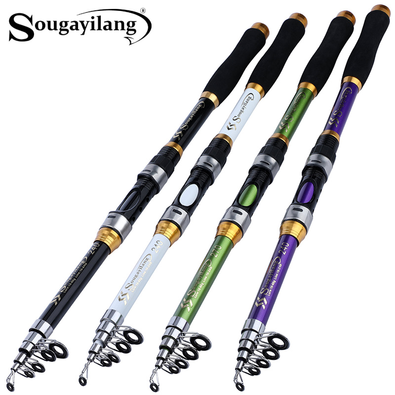 Sougayilang 4 Colors Telescopi - Fishing Rod Surf ulasan dan harga